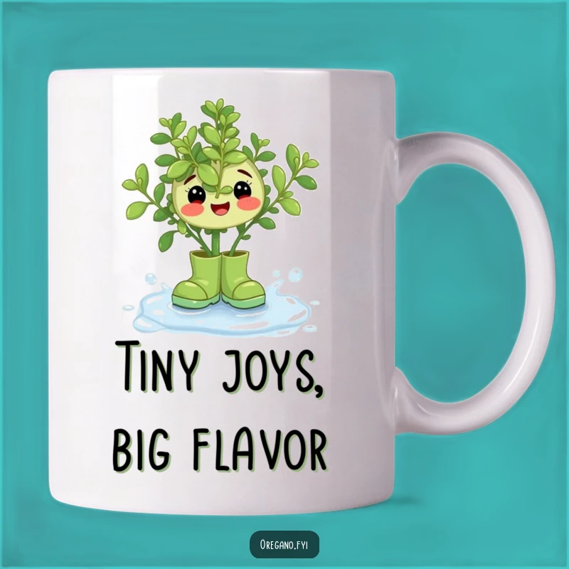 Funny Oregano Rain Boots Mug: A Whimsical Herb Gift for Garden Lovers!