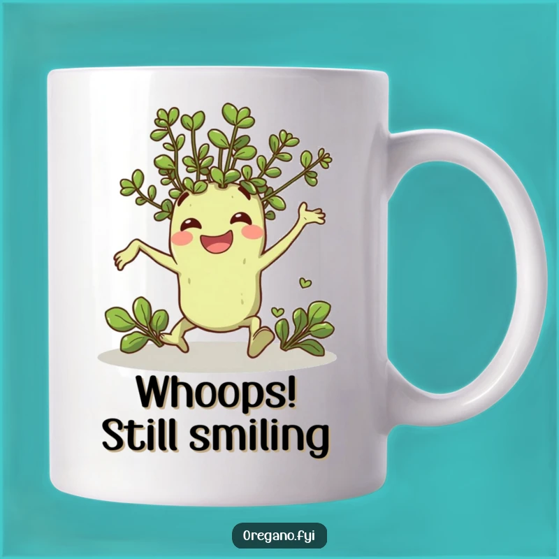 Funny Oregano Tripping Mug: A Hilarious Herb Gift for Clumsy Friends