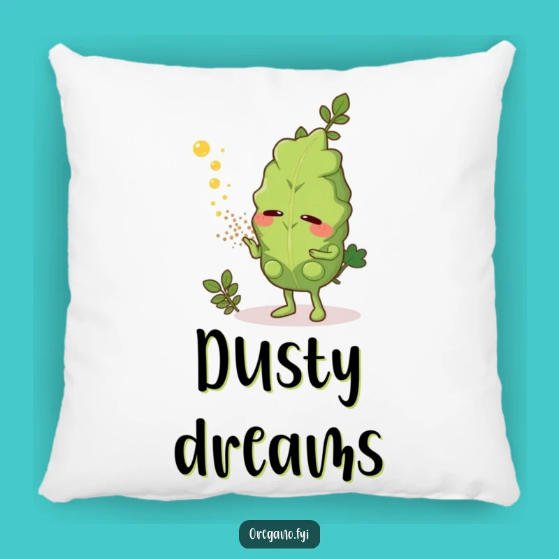 Funny Oregano Sneeze Pillow: Soft Aromatic Dust Comfort, Cozy Funny Gift for Lounging