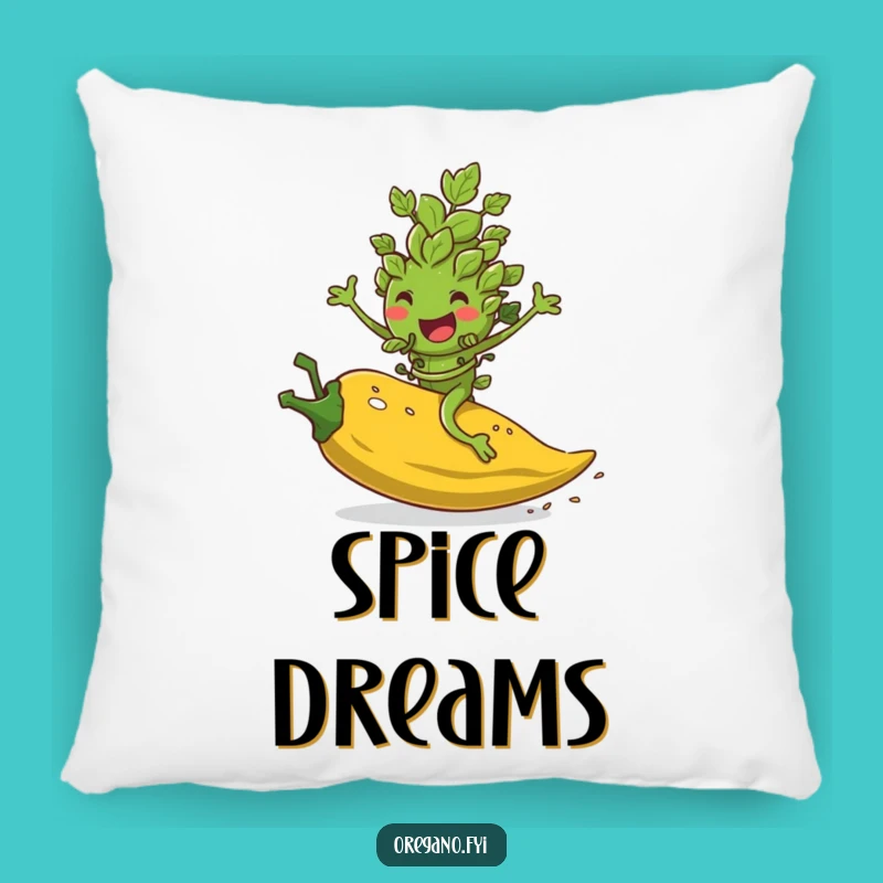 Funny Oregano Pepper Flake Rider Pillow: Cozy Comfort with a Spicy Twist Gift
