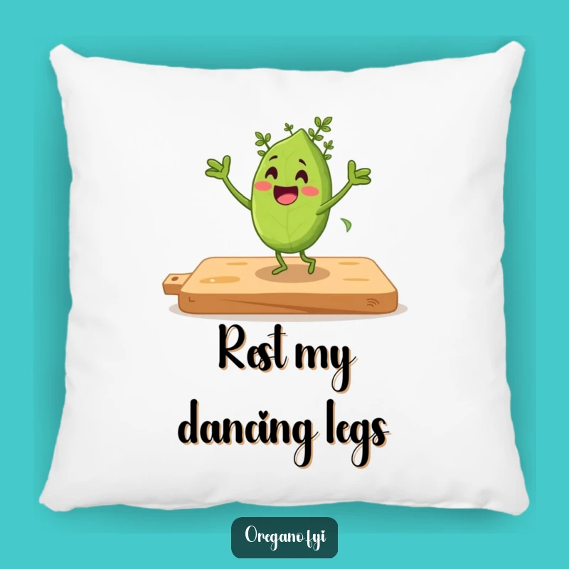 Funny Jigging Oregano Pillow: Cozy Up with a Dancing Herb, Perfect Funny Gift