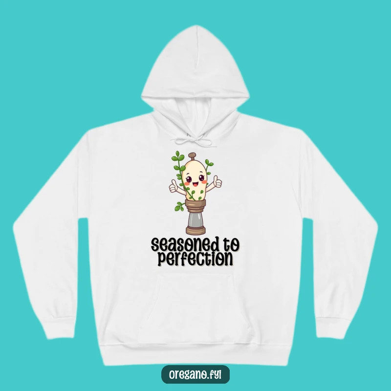 Cozy Funny Oregano Thumbs Up Hoodie - Warm & Humorous Herb Gift