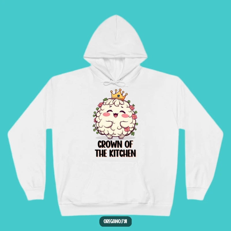 Funny Giggling Oregano King Hoodie Cozy Up with Royal Humor