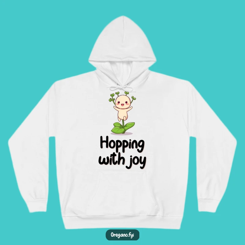 Funny Kawaii Oregano Hoodie: Cozy Up with Expressive Herbaceous Cuteness