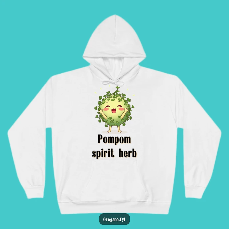 Funny Oregano Cheerleader Hoodie Cozy Up with Spirited Humor