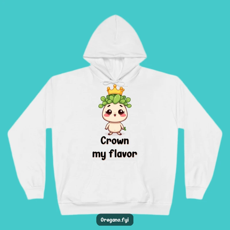 Funny Regal Oregano Hoodie: Cozy Up with Royal Herb Humor