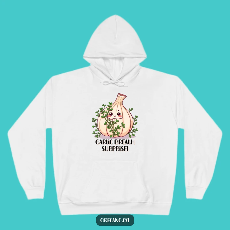 Funny Kawaii Oregano Peek-a-Boo Hoodie: Cozy Herb Surprise, The Ultimate Funny Gift
