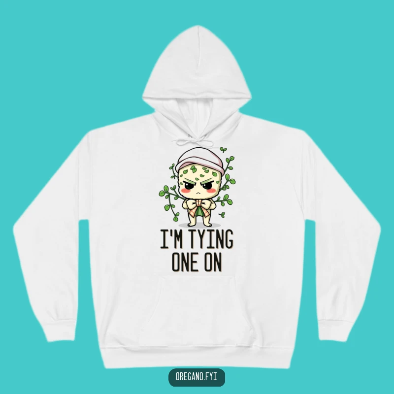 Funny Oregano Hoodie - Cozy & Humorous Herb Design for Food Lovers