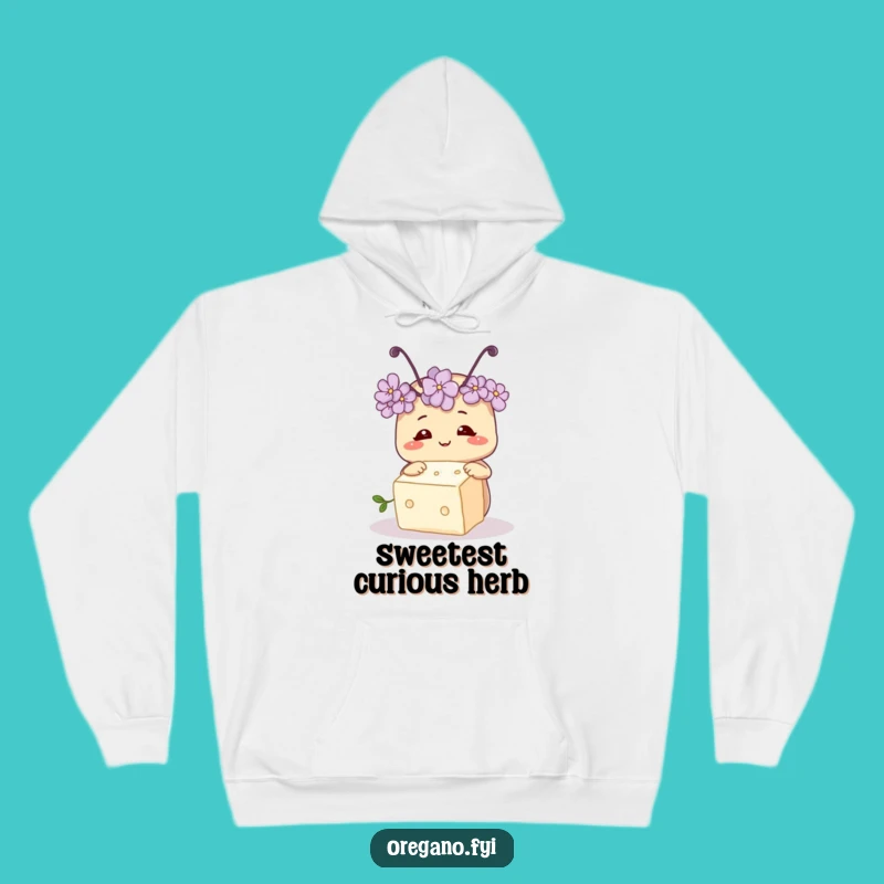 Funny Oregano Antennae Hoodie: Stay Cozy and Curious with Herbaceous Fun