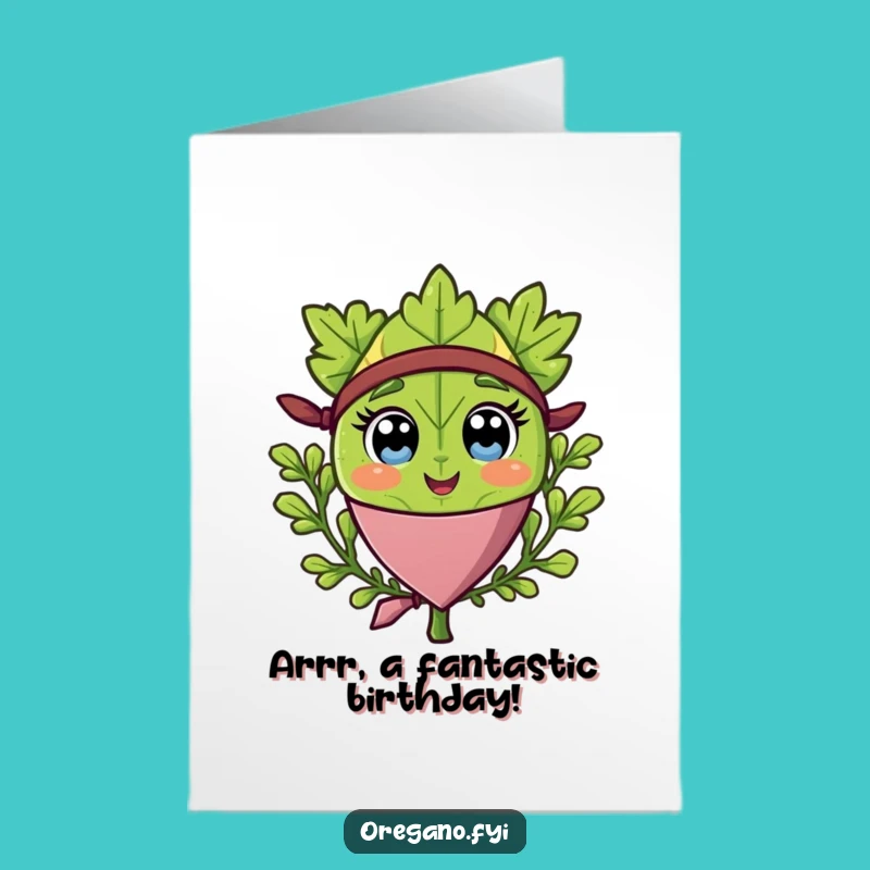 Ahoy Matey Free Printable Birthday Card: Pirate Oregano Birthday Treasure