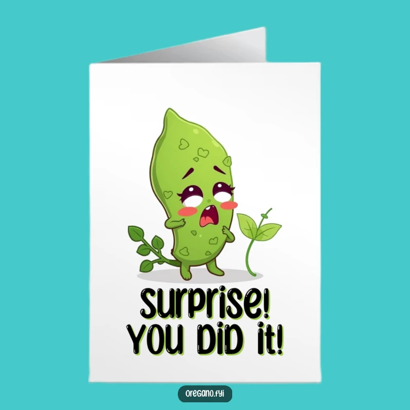Free Printable Congrats Card: Tickled Oregano Cheers Your Success