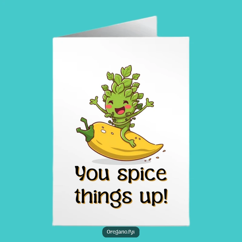 Free Printable Congrats Card: Oregano's Pepper Flake Dash Downloadable Art