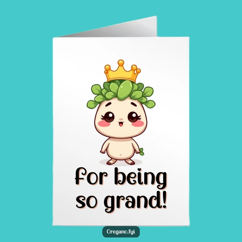 Free Printable Regal Oregano Thank You Card: Funny DIY Gift!