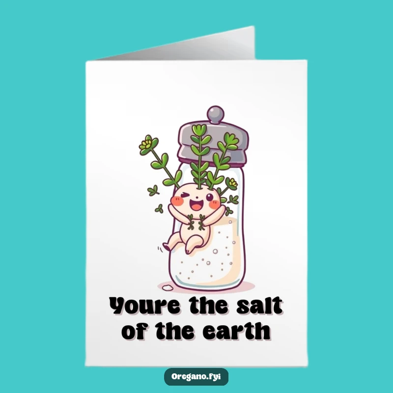Free Printable Thank You Card: Oregano's Zesty Thanks, Funny Downloadable Gift!