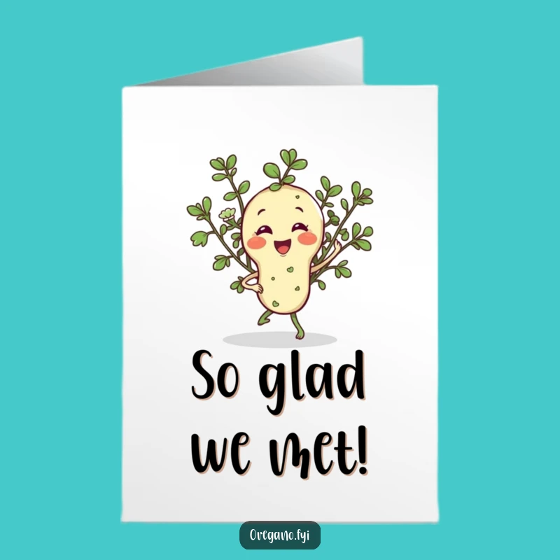 Free Printable Oregano Jig Thank You Card: Funny DIY Gift!