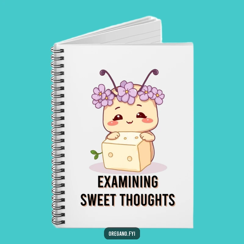 Funny Oregano Antennae Notebook: Jot Down Ideas with Curious Herbaceous Notes