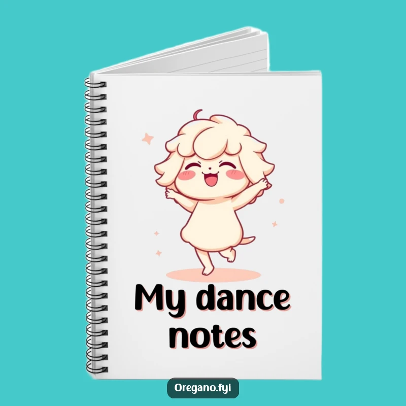 Funny Kawaii Oregano Notebook: Dancing Herb Journal, Adorable Gift