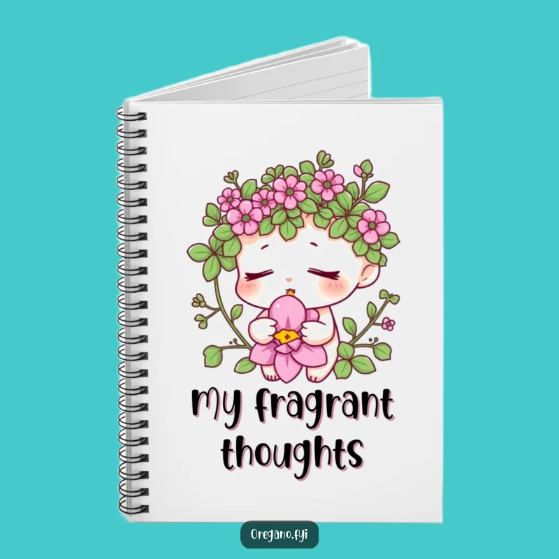 Funny Oregano Zen Notebook - Journal Your Peaceful Thoughts