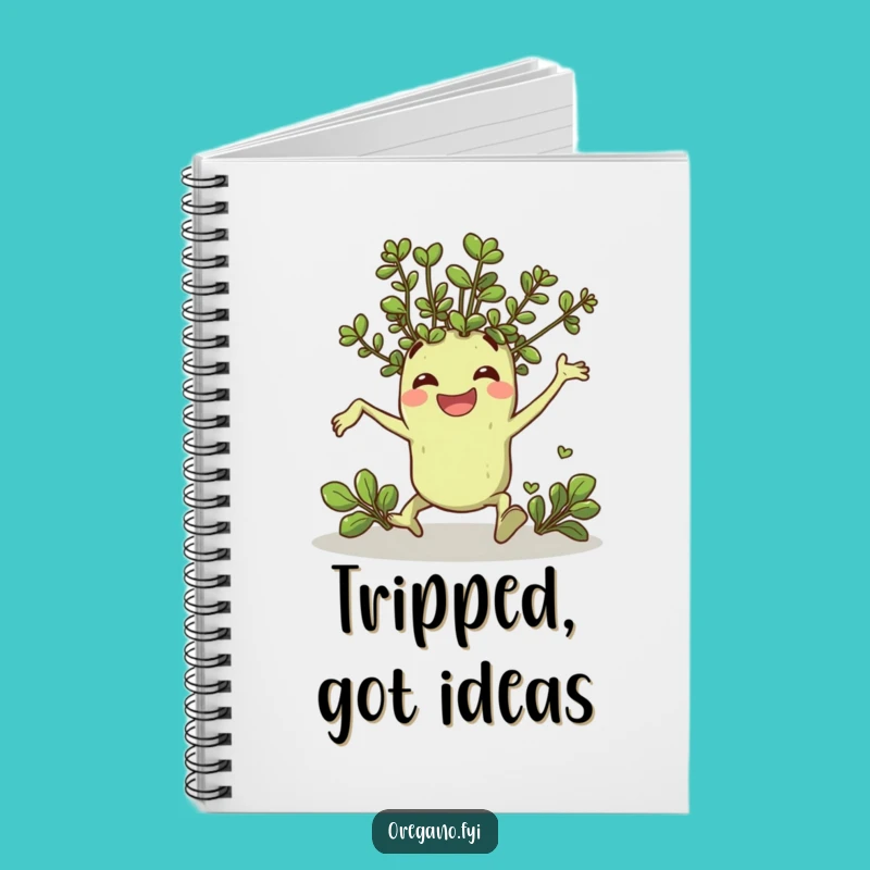 Funny Oregano Notebook: Comical Tripping Herb Journal for Jotting Jokes