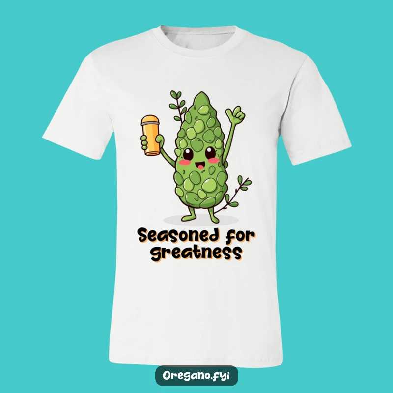 Funny Oregano Spice King T-Shirt: Triumphant Seasoning Tee Funny Gift!