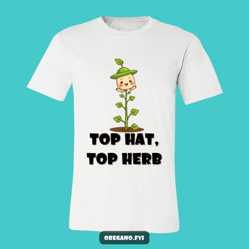 Funny Oregano Hat T-Shirt: Show Off Your Herbaceous Style with a Grin
