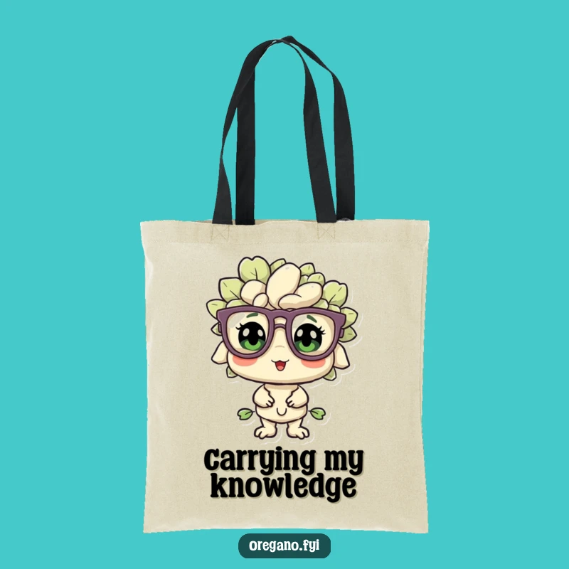 Funny Bewildered Oregano Tote Bag: Carry Your Charm and Confusion