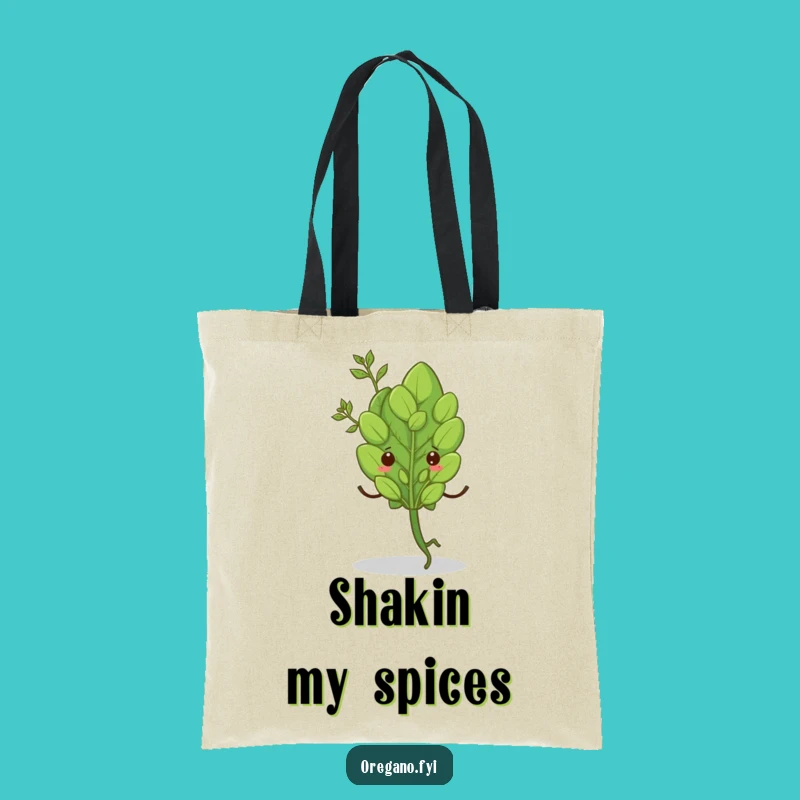 Funny Oregano Shimmy Tote Bag - Carry Your Herb Dance Style!