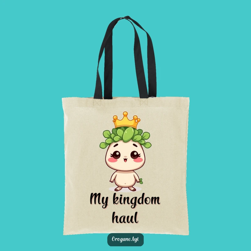 Funny Regal Oregano Tote Bag: Carry Your Essentials like Royalty